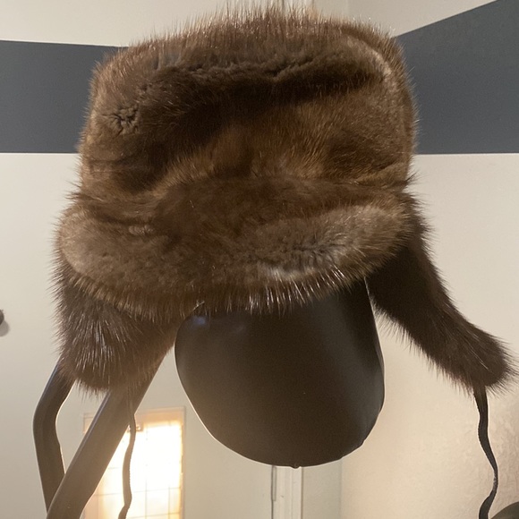 Womens mink fur cap vintage 70’s - Picture 4 of 8